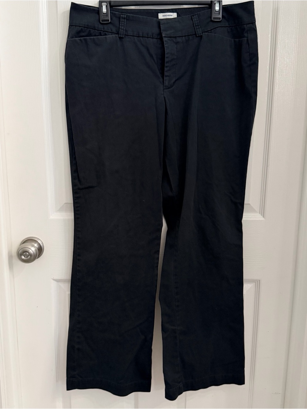 Dockers Women’s Black Straight-Leg Pants